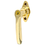 Halbolive aus Messing Art Deco ergonomische Form gold